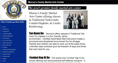 Desktop Screenshot of murraysfamilymartialarts.com